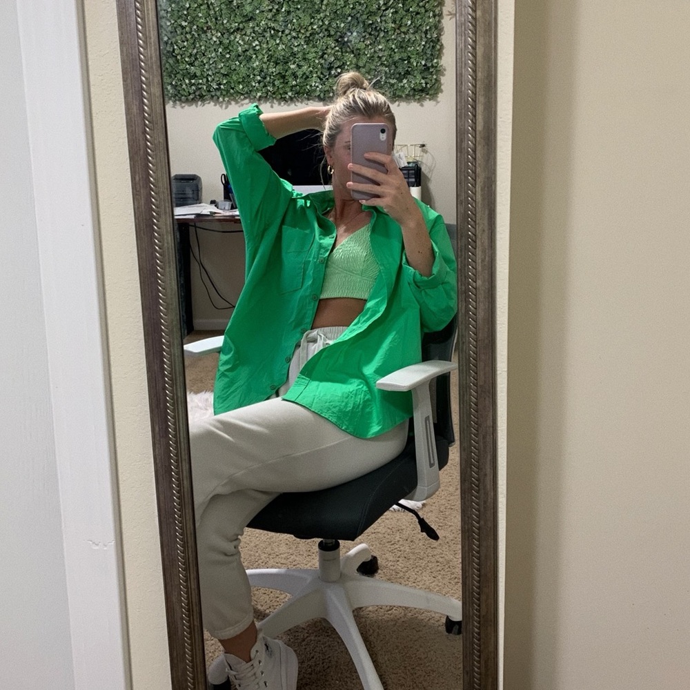 NWT - Smocked Brami (lime)